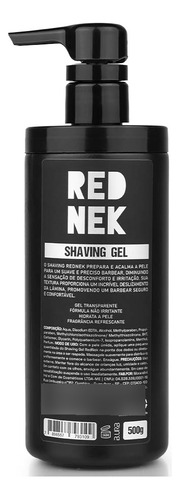 Shaving Gel  Barbear Red Nek 500g  Profissional