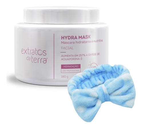 Máscara Facial Hydra Mask Xr 180g Extratos Da Terra