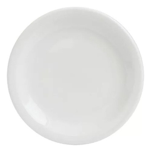 Plato Playo 25cm Kremer Linea Restaurant Porcelana Blanca