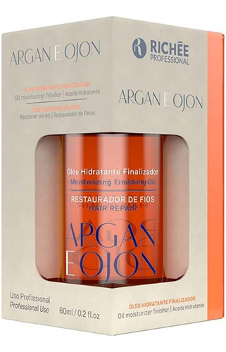 Aceite Hidratante Argan E Ojon Richeé Original Brasil 60ml 