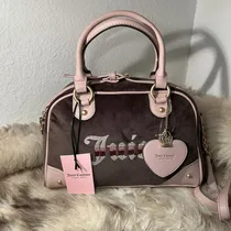 Comprar Juicy Couture Retro Vibe Satchel Chocolate\u002Fdusty Blush