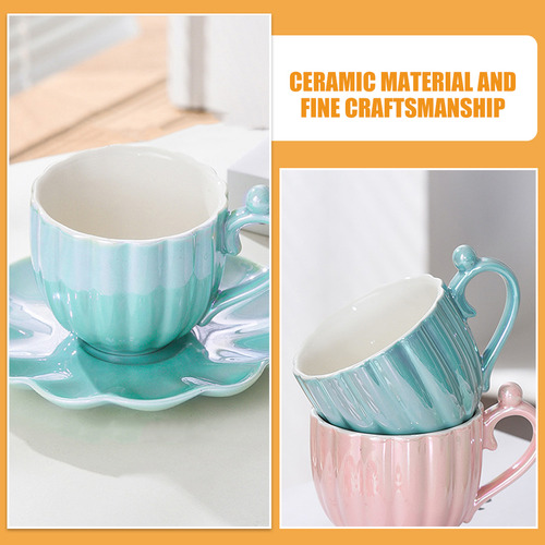 Tazas De Café Con Tapa, Taza De Café Con Forma De Concha, Ta