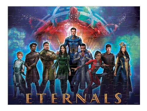 Rompecabezas Novelty Lenticular Torre Marvel Eternals 8