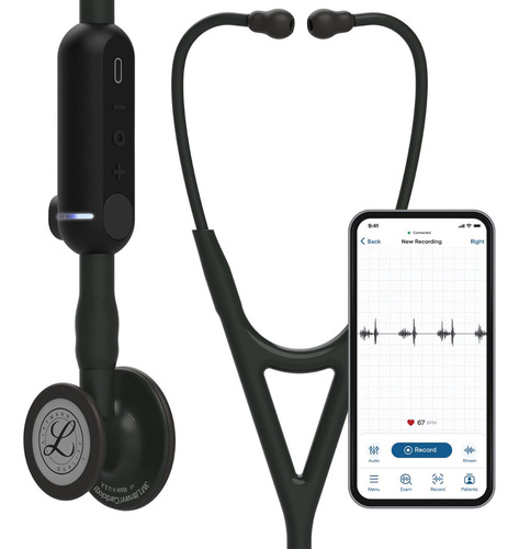 3m Littmann® Core Digital Stethoscope, Black Chestpiece, Tu