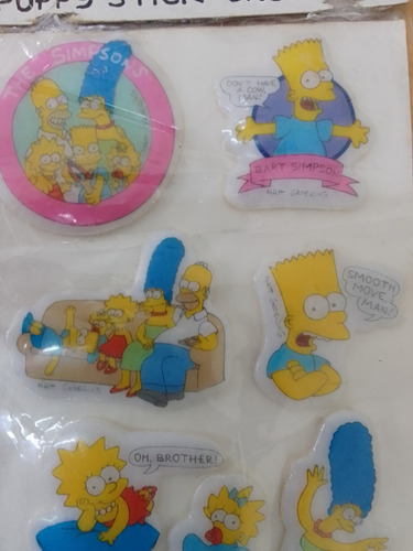 Bart Simpson - Vintage 1990 + Stickers (Usado)
