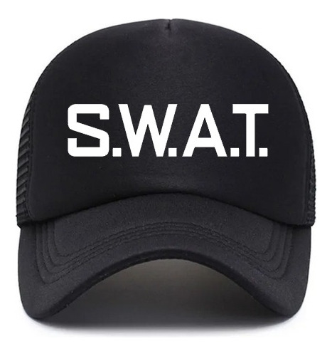 Swat - Gorra Trucker - Cierre Ajustable - Disfraz