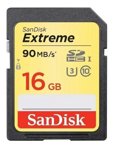 Cartão De Memória Sandisk Sdsdxne-016g-gncin Extreme 16gb