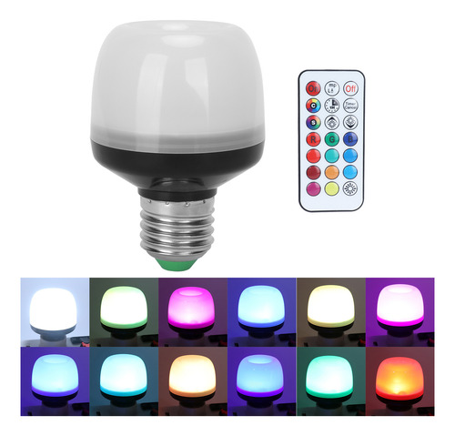 Bombilla De 5 W, E27, 16 Colores, Rgb, Colorido, Rgbw, Mando