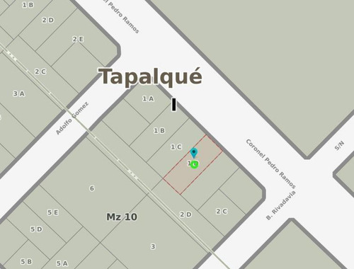 Terreno En Venta - 376mts2 - Tapalqué