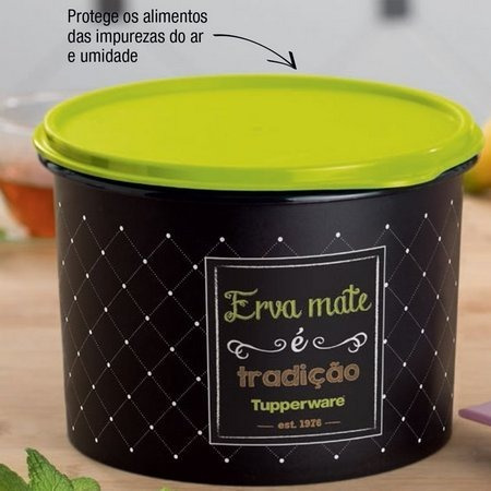 Imagem 2 de 2 de Tupper Caixa Erva Mate Bistro 2,4l Tupperware