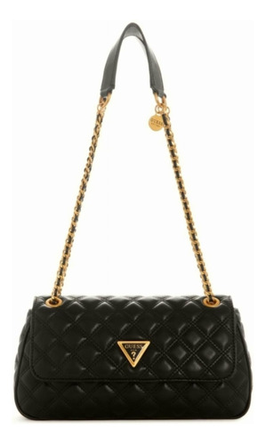 Bolsa Giully Convertible Xbody Flap En Color Negro