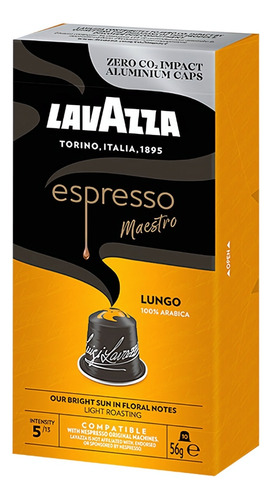 Cápsulas Lavazza Espresso Maestro Lungo X10