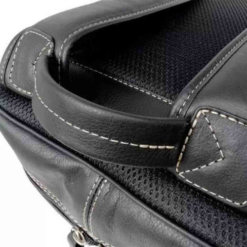 Mochila Para Notebook De Couro Floater Preto 2130