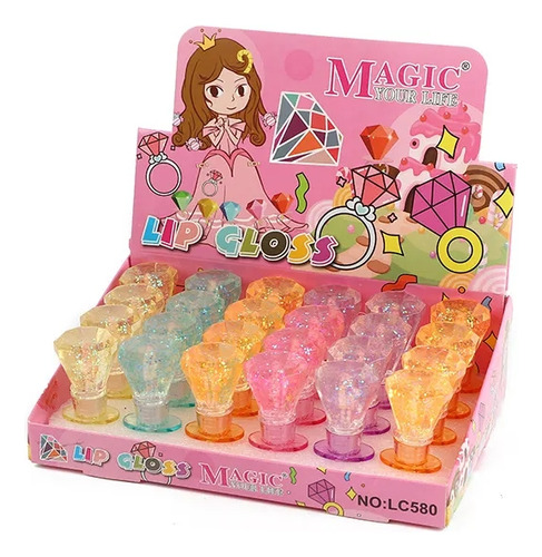 Brillo Labial Infantil Anillo Pack X24 Sorpresita Ltf Shop 