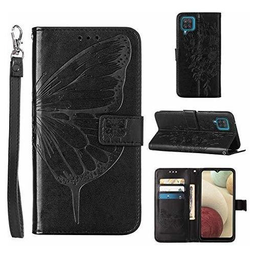 A12 Phone Case Wallet, For Galaxy A12 Cwk6v