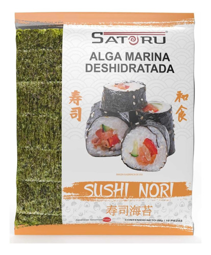 Alga Deshidratada Para Sushi Comida Japonesa