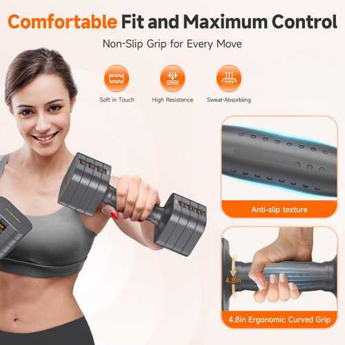 Set De Mancuernas Ajustables 2 En 1 0.9 1.8 2.7 3.6 4.5 Kg