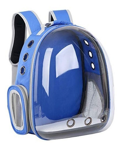 Mochila Bolso Mascotas Gato Perro Transparente Super Visión 