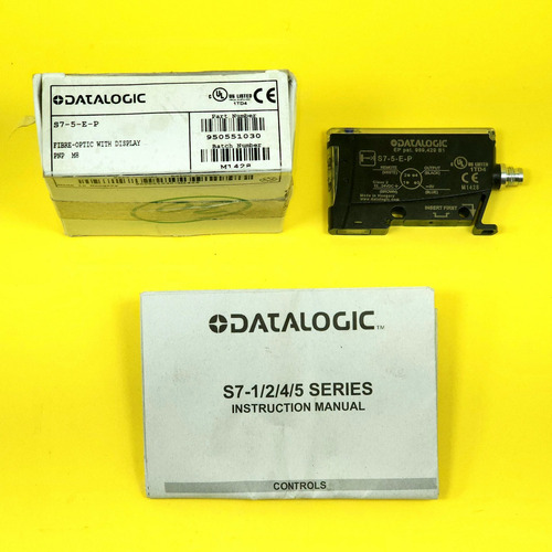 Datalogic S7-5-e-p Fiber Optic Display- M8. Nuevo Caja