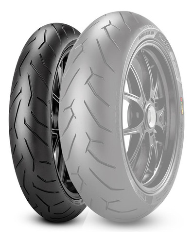 Cubierta Pirelli 110/70r17m/ctl Diablo Rosso 2 Twister Delan