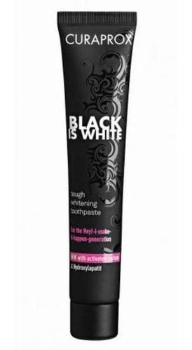 Creme Dental Curaprox Black Is White Clareador Suíço