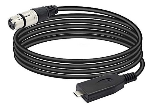 Xmsjsiy Cable Adaptador De Micrófono Tipo C A Xlr, Conector 