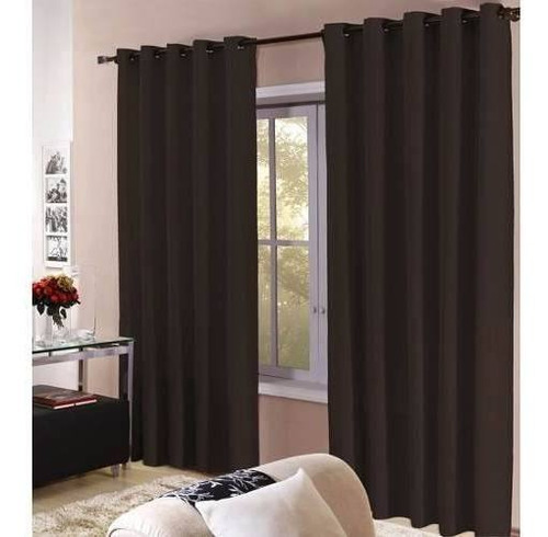 Cortina Para Quarto E Sala Barcelona 4,00 X 2,50m - Cores