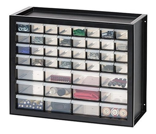  Gabinete Organizador De Piezas Con 44 Cajones, Negro 