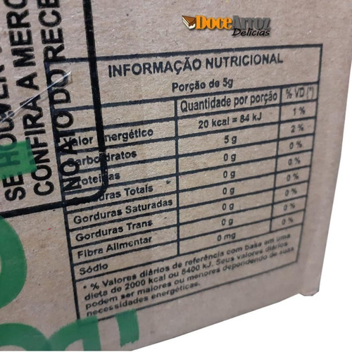 Açúcar Premium Extrafino Mais Doce 1 Caixa Com 400 Sachês