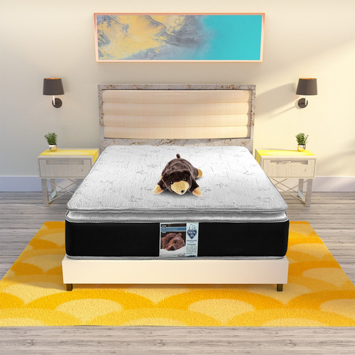 Colchón Kunis King Size + Almohada Osito Sp