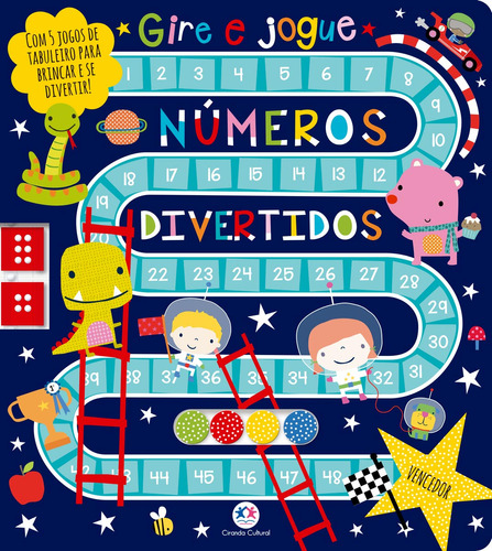 Números divertidos, de Make Believe. Editora Ciranda Cultural, capa dura, edição 1 em português, 2023