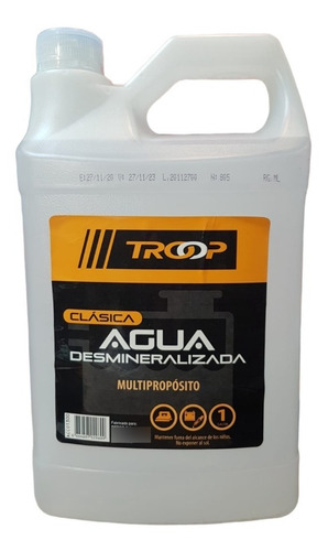 Clasica Agua Desmineralizada Troop Multiproposito 