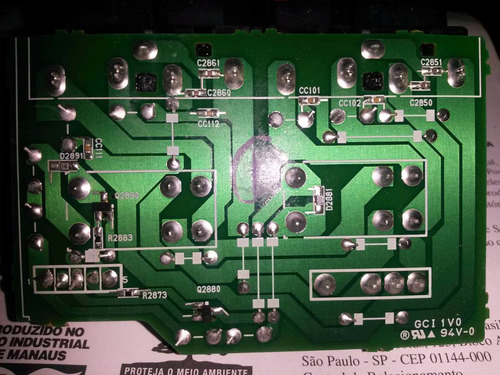 Placa Saida Potencia Caixas Frontais Receiver Sony Str-dg910