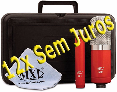 Kit Microfones Condensadores Mxl-550/551 - Audio Tecnhica