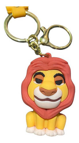 Set De 2 Llaveros Rey León, Mufasa Y Simba