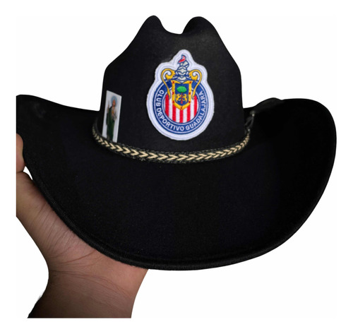 Texana Con El Escudo De Chivas (chiva Sombrero)