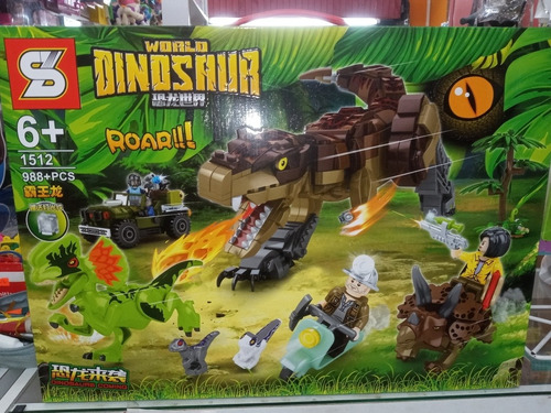 Simil Lego World Dinosaur 1512