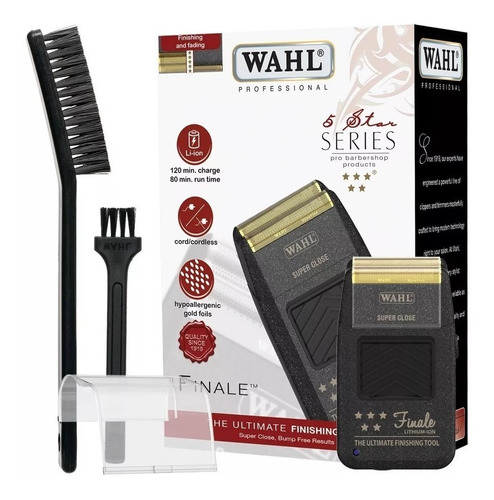 Afeitadora Wahl Professional 5 Star Finale negra y dorada 110V/220V