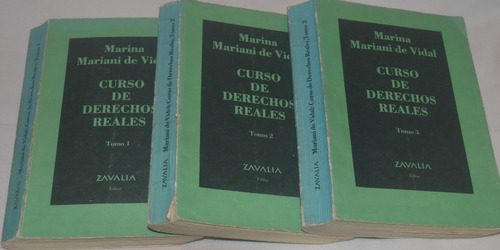 Curso De Derechos Reales 3 Tomos M. Mariani De Vidal G01f