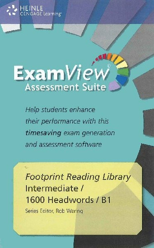 Footprint Reading Library - Level 4 1600 B1: ExamView - American English, de Waring, Rob. Editora Cengage Learning Edições Ltda. em inglês, 2008