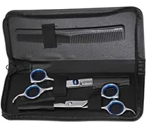 Comprar Kit Estuche Peluqueria Accesorios Barberia Tijeras Peines
