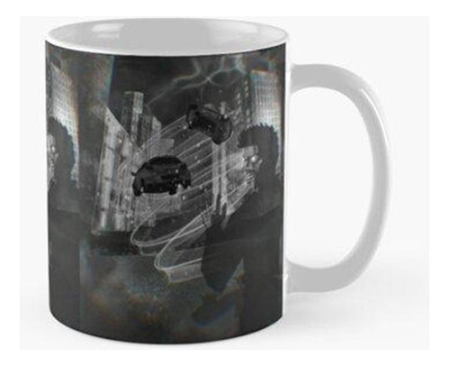 Taza Comic City Scape Super Villano Calidad Premium