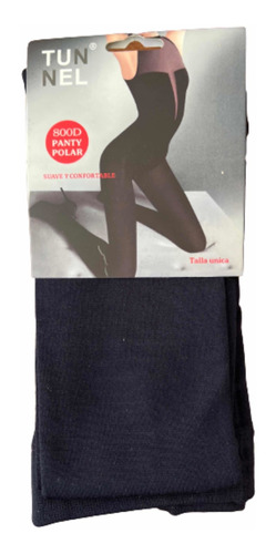 Panty Calza Polar Mujer Tunnel Azul Oscuro Nueva