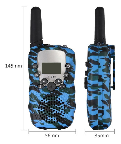 Niños Walkie Talkie Formas Radio Juguete Para Niños 3