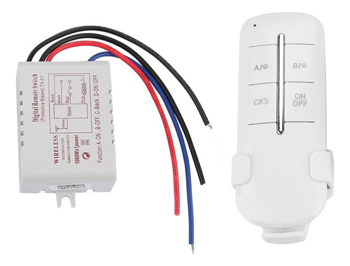 Receptor Inalámbrico Ac180-240v De Encendido/apagado De La L