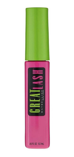 Imagen 1 de 3 de Máscara de pestañas Maybelline Great Lash 0.43 fl oz color blackest black