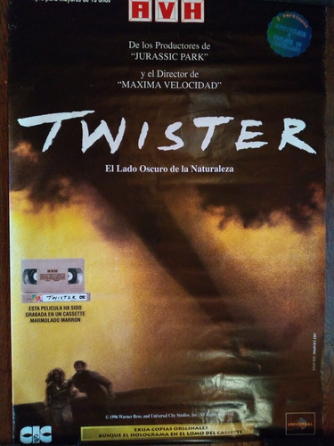 Poster De La Película Twister (Usado)