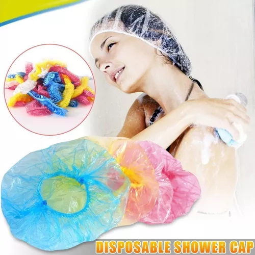 Gorro Ducha Impermeable Baño Cofia Plastico Pelo Premium X1