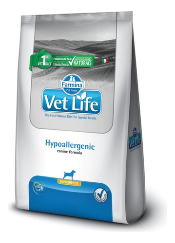 Vet Life Canine Perros Hypoallergenic Alergias 2kg