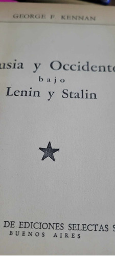 Rusia Y Occidente Bajo Lenin Y Stalin/george Kennan